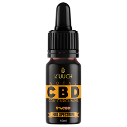Gotas CBD con curcumina